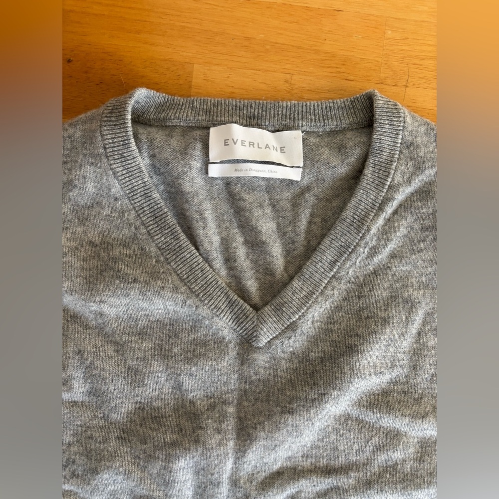 Everlane cashmere v neck sweater